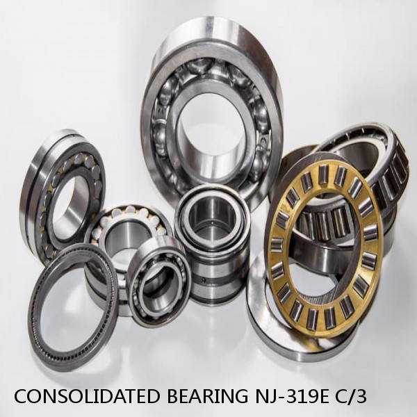 3.74 Inch | 95 Millimeter x 7.874 Inch | 200 Millimeter x 1.772 Inch | 45 Millimeter  CONSOLIDATED BEARING NJ-319E C/3  Cylindrical Roller Bearings