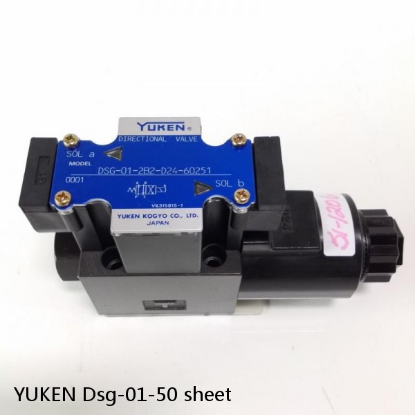 YUKEN Dsg-01-50 sheet Solenoid Directional Valve #1 small image
