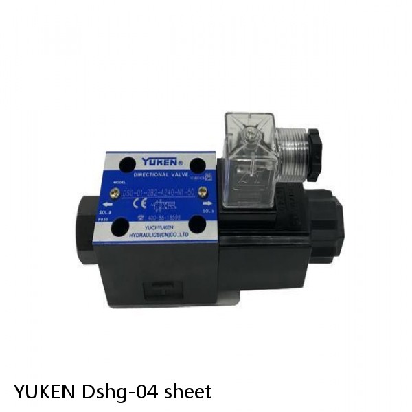 YUKEN Dshg-04 sheet Solenoid Directional Valve #1 small image