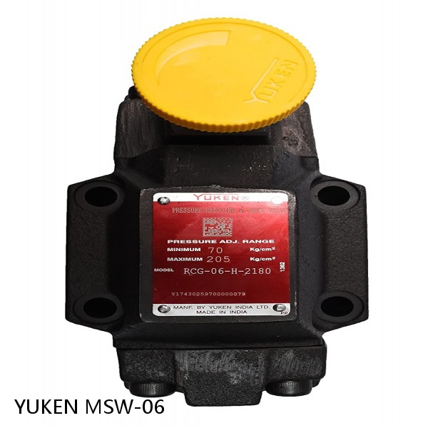 YUKEN MSW-06 Pressure Valve #1 small image