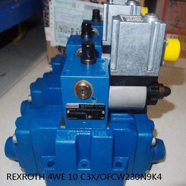 REXROTH 4WE 10 C3X/OFCW230N9K4 R900533250 Directional spool valves #1 small image