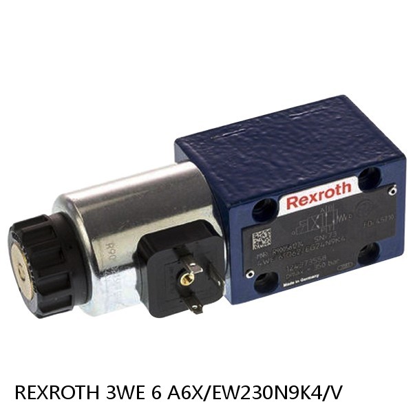 REXROTH 3WE 6 A6X/EW230N9K4/V R900717801 Directional spool valves #1 small image