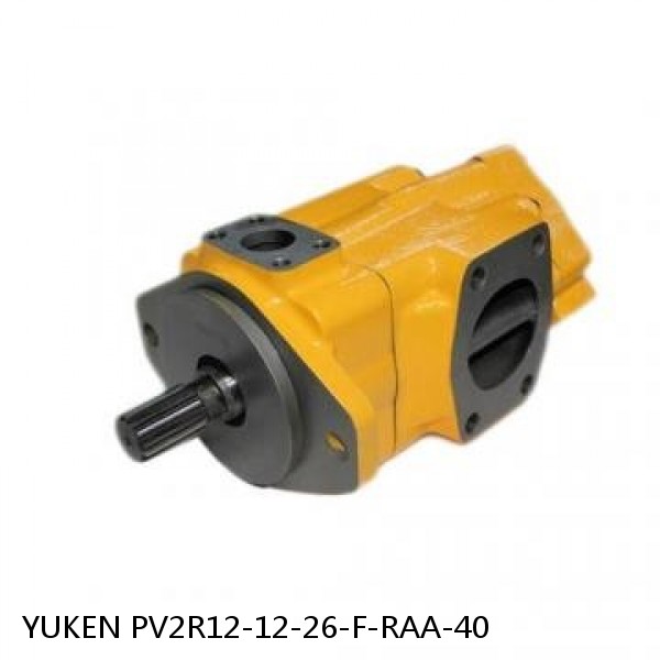 YUKEN PV2R12-12-26-F-RAA-40 Double Vane Pump #1 image