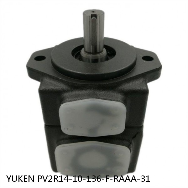 YUKEN PV2R14-10-136-F-RAAA-31 Double Vane Pump #1 image