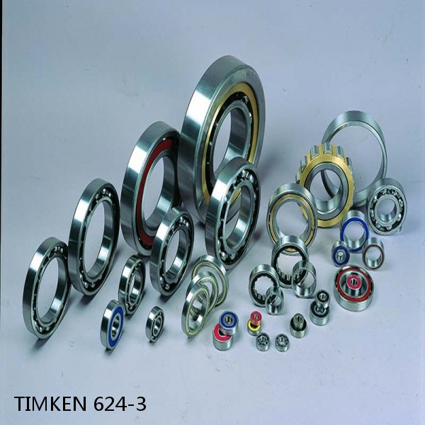 2.125 Inch | 53.975 Millimeter x 0 Inch | 0 Millimeter x 1.625 Inch | 41.275 Millimeter  TIMKEN 624-3  Tapered Roller Bearings #1 image